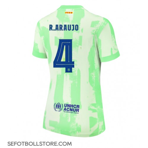 Barcelona Ronald Araujo #4 Replika Tredje Tröja Dam 2024-25 Kortärmad